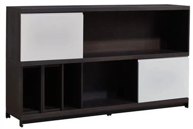 پایه تلویزیون کابینت تلویزیون ویلا / آپارتمان با درهای سفید اتاق نشیمن محل نگهداری کابینت