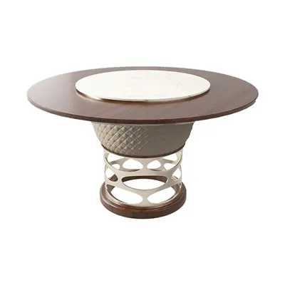 میز ناهار خوری دایره ای لوکس