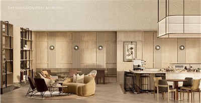 FOCUS برنده مناقصه پروژه مبلمان منطقه عمومی هتل شرایتون در پاپوآ گینه نو شد.